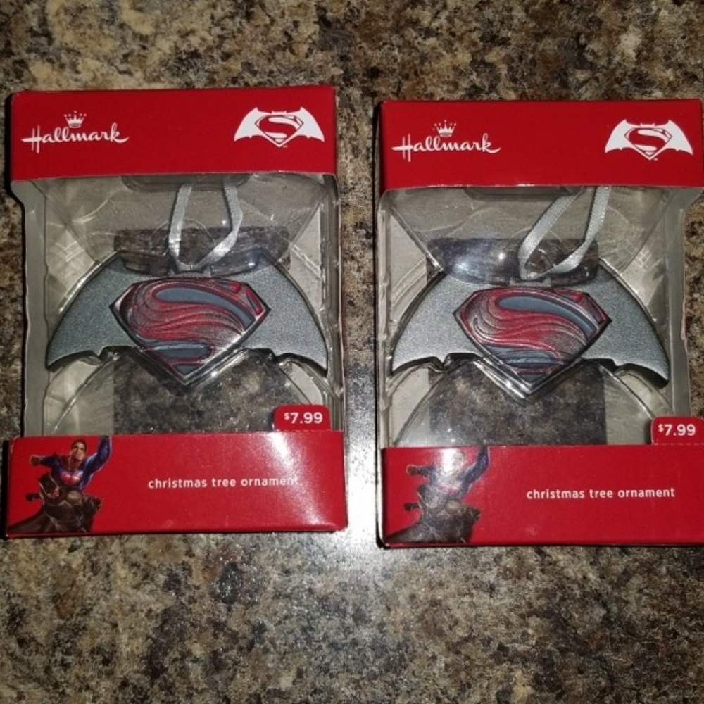 *SOLD*Superman ornaments
